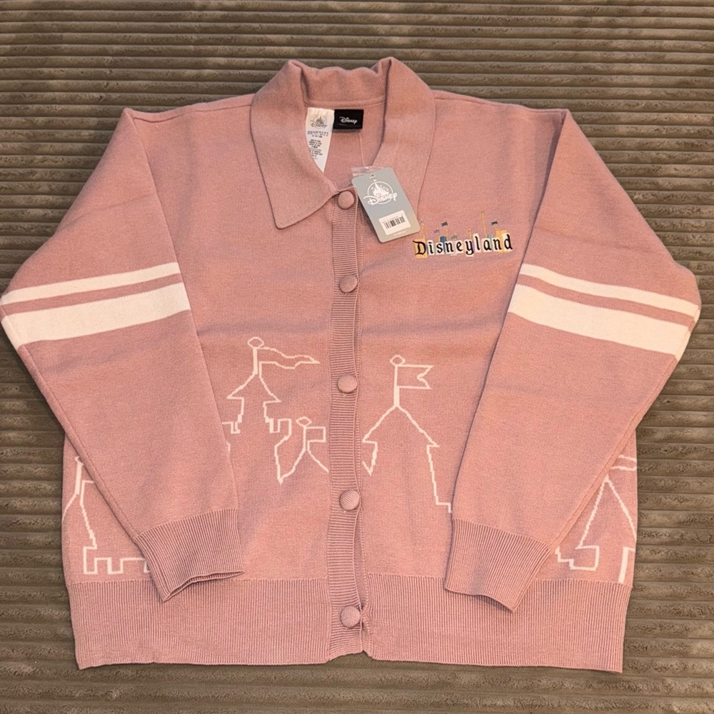 NWT Disneyland x Her Universe Disney Parks Castle Pink Cardigan
